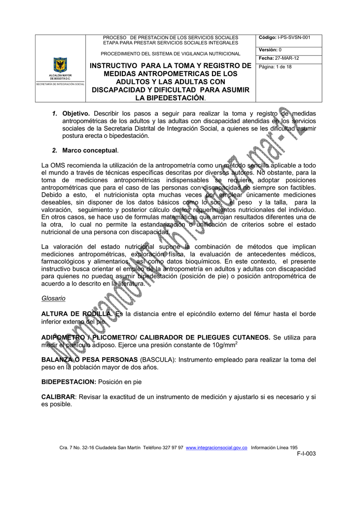 Medidas sirven antropometricas las para me que