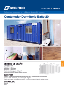 Contenedor Dormitorio Baño 20`