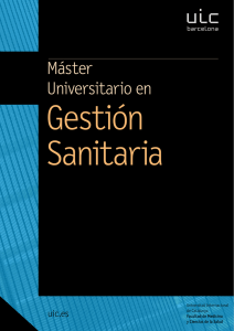 Máster Universitario en - Universitat Internacional de Catalunya