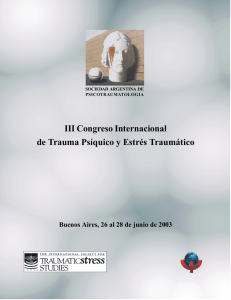 III Congreso Internacional de Trauma Psíquico y Estrés Traumático