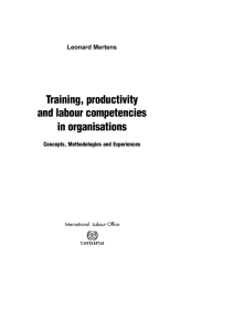 Training, productivity and labour competencies in
