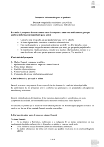 Prospecto - Agencia Española de Medicamentos y Productos