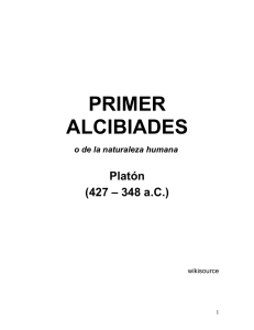 Platon, PRIMER ALCIBIADES