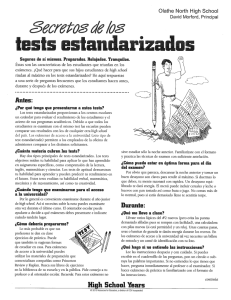 tests estandarizados