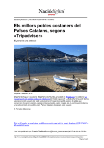 Els millors pobles costaners del Països Catalans, segons «Tripadvisor