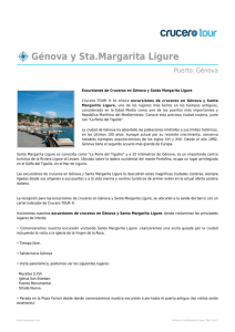 Génova y Sta.Margarita Ligure - Excursiones para cruceros Crucero