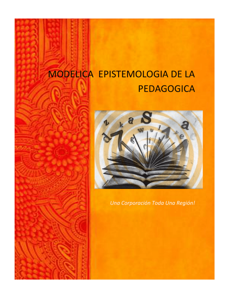 MODELICA EPISTEMOLOGIA DE LA PEDAGOGICA