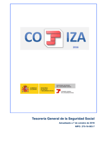 guia cotiza 2016 - Seguridad Social
