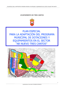 Memoria y planos - Ayuntamiento de Tres Cantos
