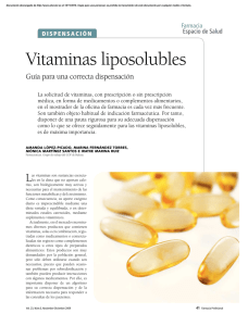 Vitaminas liposolubles