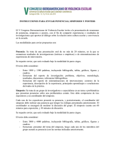 Instrucciones y Normas - V Congreso Iberoamericano de Violencia