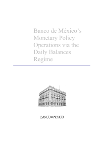 Banco de México`s Monetary Policy Operations via the Daily