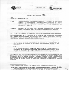 CIRCULAR EXTERNA No. 002 - Archivo General de la Naci&oacute;n