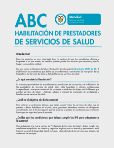 abc-habilitacion-prestadores - Ministerio de Salud y Protección Social