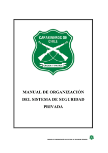 manual de organización del sistema de seguridad privada
