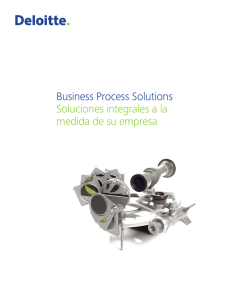 Business Process Solutions Soluciones integrales a la