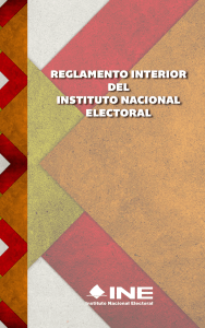 reglamento interior del instituto nacional electoral - Inicio