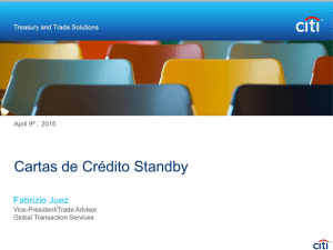 Cartas de Crédito Standby
