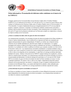 Fact sheet Spanish emissions reporting