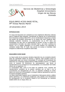 Equilibrio &Aacute;cido-Base Fetal: Presentaci&oacute;n para Residentes de Obstetricia