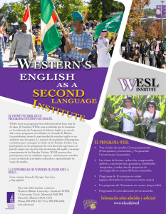 el programa wesl - Western Illinois University
