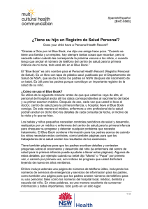 Does your child have a Personal Health Record? (Spanish)