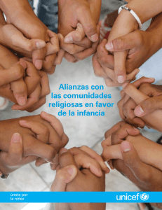 Alianzas con las comunidades religiosas en favor de la