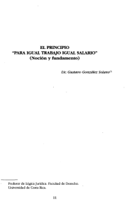 Page 1 EL PRINCTPIO “PARA IGUAL TRABAJO IGUAL SALARIO