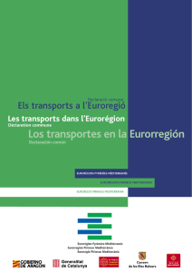 Declaració conjunta sobre els transports a l`Euroregió