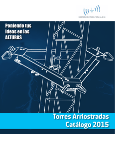 Torres Arriostradas Catálogo 2015