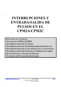 interrupciones y entrada/salida de pulsos en el cpm2a/cpm2c
