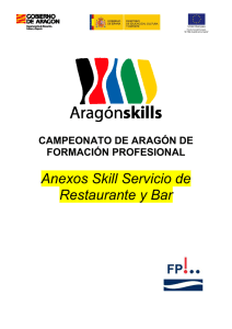 Anexos Skill 2016 Servicio de Restaurante y Bar