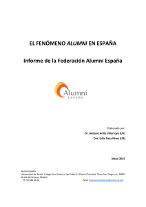 Informe ALUMNI España - Observatori de l`Estudiant