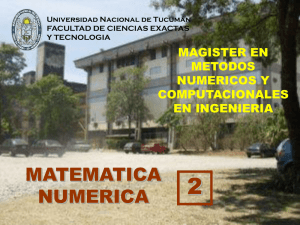 x - Universidad Nacional de Tucumán