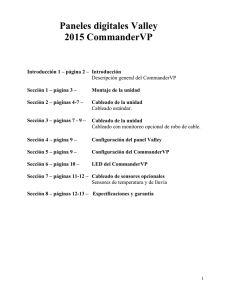 Paneles digitales Valley 2015 CommanderVP