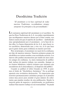 Doce Tradiciones - Duodécima Tradición - (pp. 179-183)