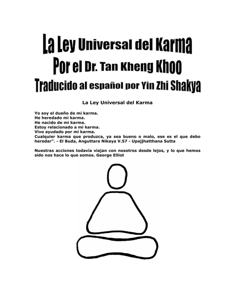 La Ley Universal Del Karma