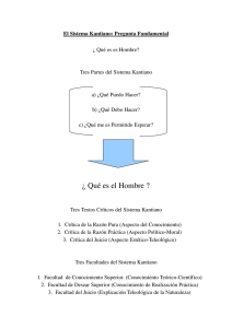 kant1 y esquema sistema kantiano del conocimiento conceptos