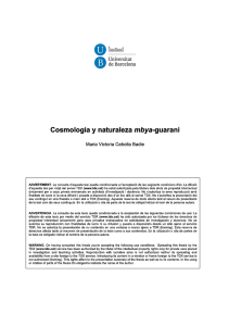 Cosmología y naturaleza mbya-guaraní