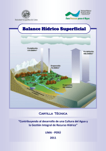 Balance Hídrico Superficial