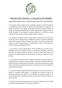 proteccion contra la violencia de género