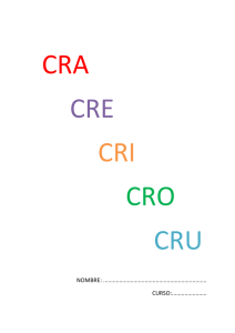 CRA CRE CRI CRO CRU mayúscula