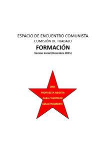 formación - Espacio de Encuentro Comunista