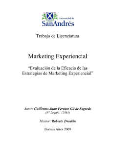Marketing Experiencial (Tesis)