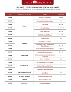 destinos y hoteles en america central y el caribe