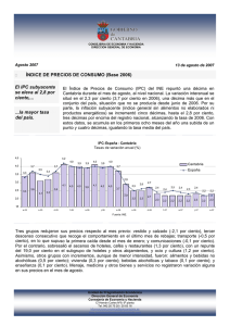 ÍNDICE DE PRECIOS DE CONSUMO (Base 2006)