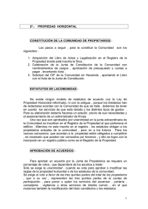 Ley de Propiedad Horizontal - Despacho Juridico Garcia Alvarez