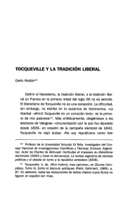 tocqueville y la tradición liberal