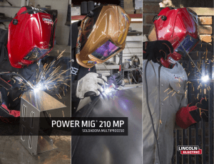 Power MIG 210 MP - Lincoln Electric