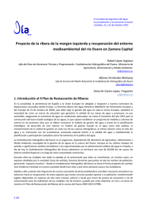 Recuperaci&oacute;n medioambiental de la margen izquierda del Duero a